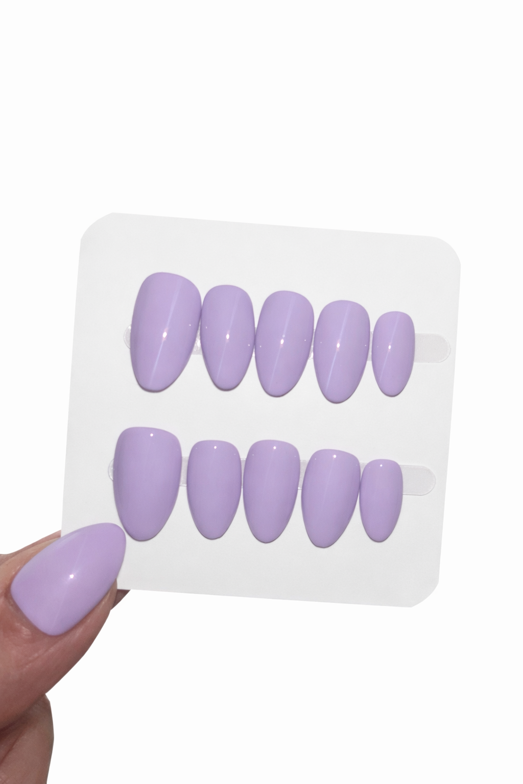 Lilac | Short Almond Press On Nails