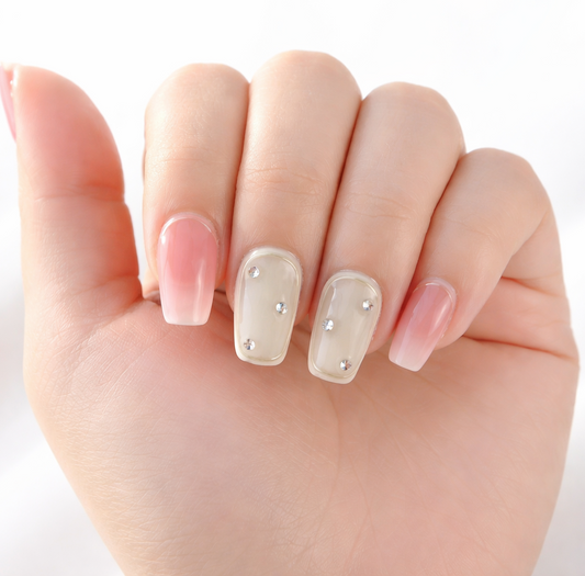 Blush Aura Press-On Nails